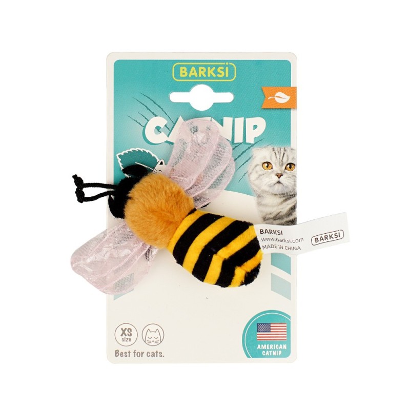 Barksi Catnip Іграшка для котів бджілка