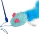 Barksi Feather Mouse Іграшка для котів вудка з мишкою