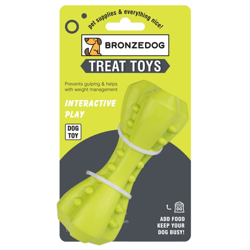 Bronzedog SMART Іграшка для собак мотиваційна кістка