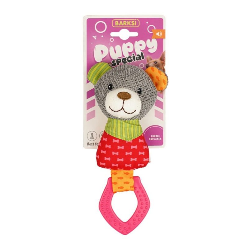 Barksi Puppy Special Іграшка для цуценят та дрібних порід собак ведмідь