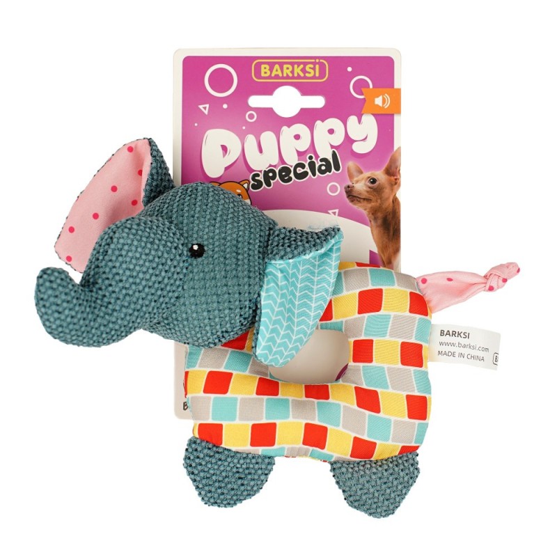 Barksi Puppy Special Іграшка для цуценят та дрібних порід собак слон