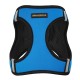 Bronzedog Sport Vest Шлей для собак неопрен 3D сітка блакитний