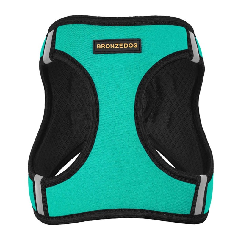 Bronzedog Sport Vest Шлей для собак неопрен 3D сітка ментоловий