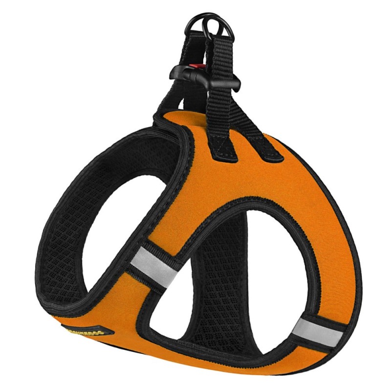 Bronzedog Sport Vest Шлей для собак неопрен 3D сітка помаранчевий