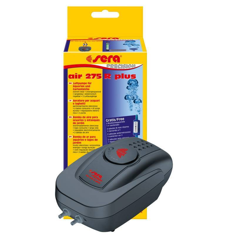 Sera Air Plus 275R Pump Повітряний компресор для прісноводних та морських акваріумів об'ємом до 280л