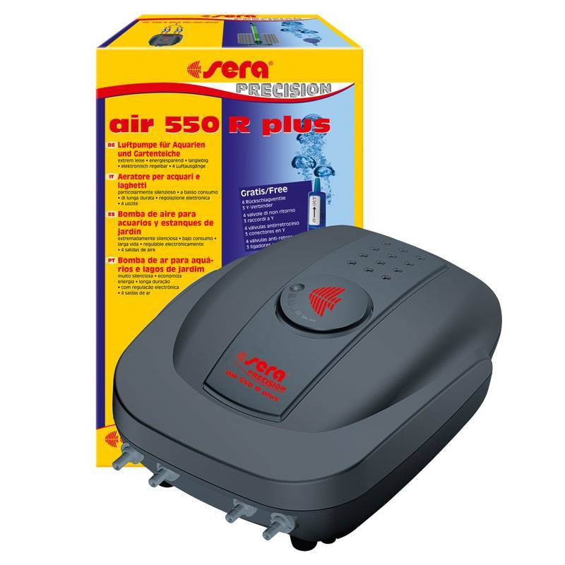 Sera Air Plus 550R Pump Повітряний компресор для прісноводних та морських акваріумів об'ємом до 550 л