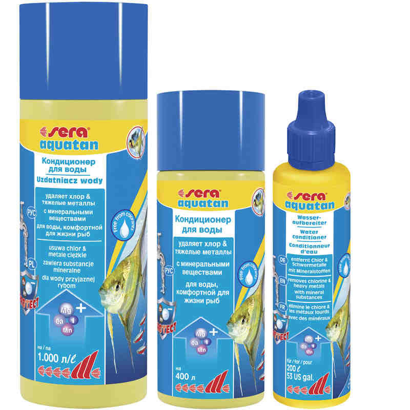 Sera Water Conditioner Aquatan Кондиціонер для акваріумів проти жорсткості води