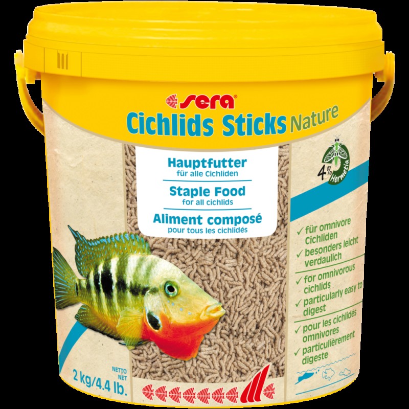 Sera Cichlids Sticks Nature Основний корм у вигляді паличок для великих цихлід