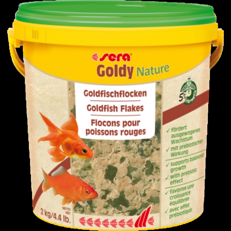 Sera Goldy Nature Корм для золотих рибок у пластівцях