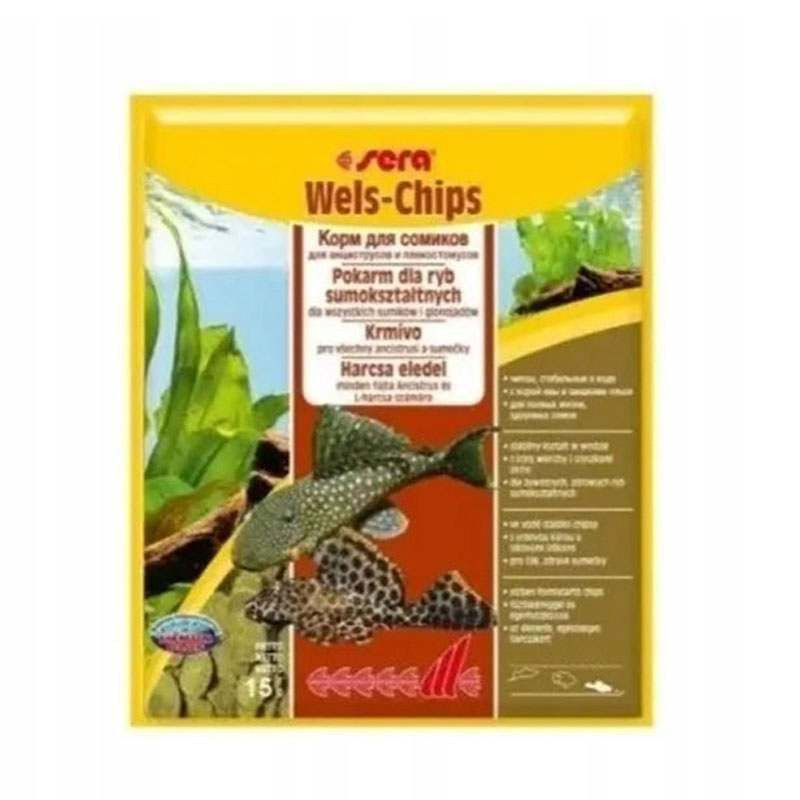 Sera Wels Chips Nature Корм у вигляді чіпсів для сомиків