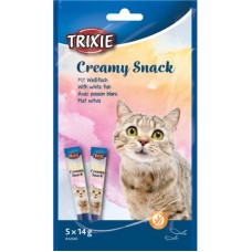 Trixie Creamy Snacks Fish Рідкі ласощі для кішок з рибою