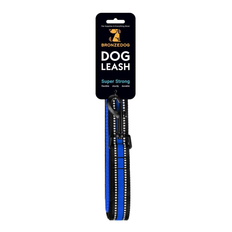 Bronzedog Mesh Повідець для собак 2 в 1 синій