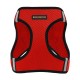 Bronzedog Mesh Vest Шлей для собак 3D сітка червона