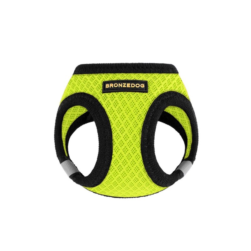 Bronzedog Mesh Vest Шлей для собак 3D лимонна сітка