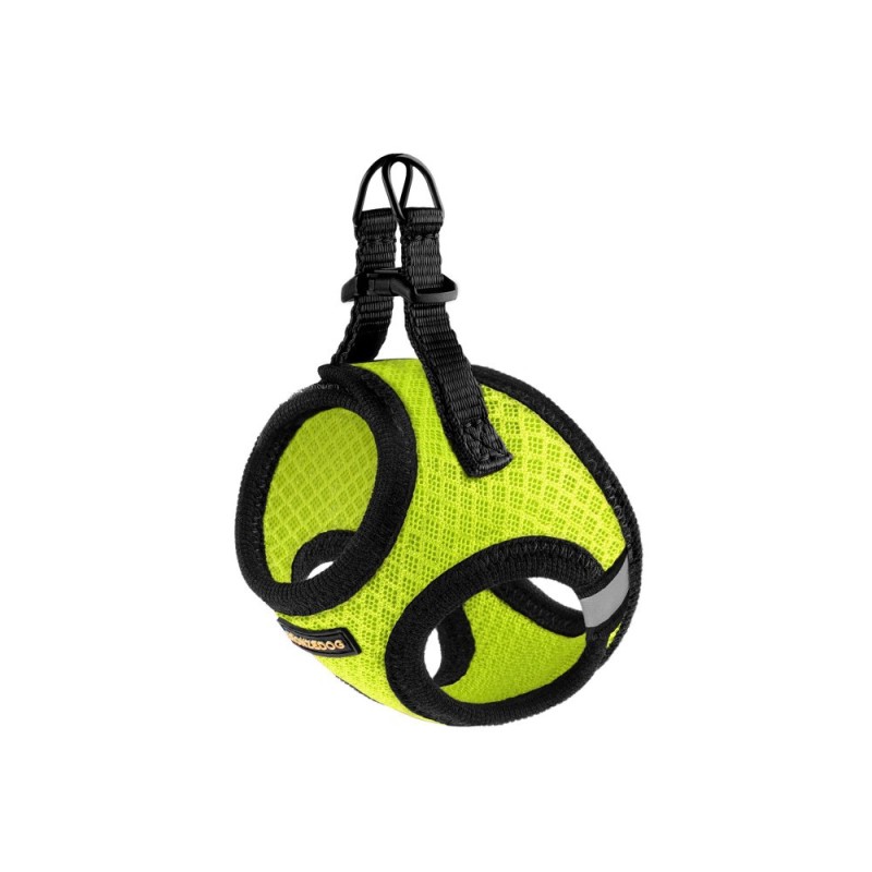 Bronzedog Mesh Vest Шлей для собак 3D лимонна сітка