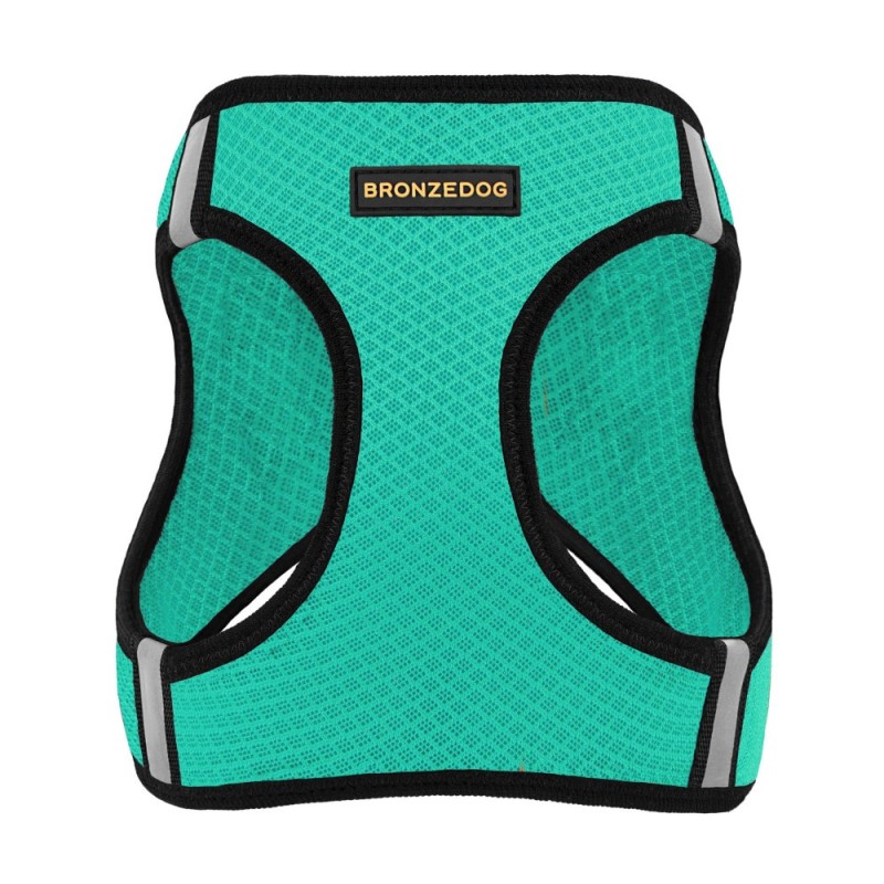 Bronzedog Mesh Vest Шлей для собак 3D сітка ментолова