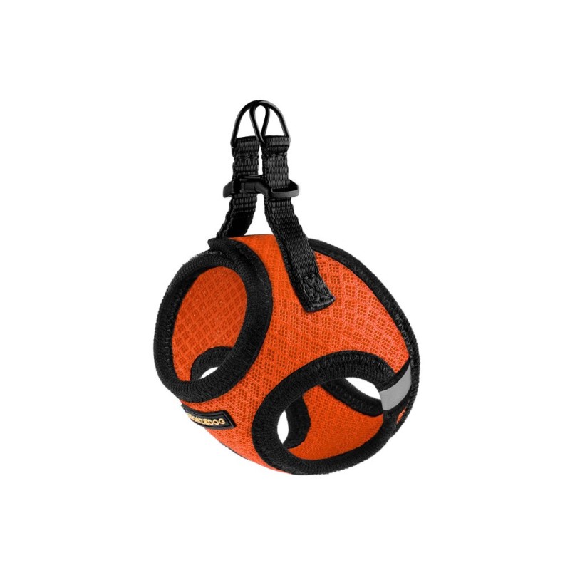 Bronzedog Mesh Vest Шлей для собак 3D сітка помаранчева