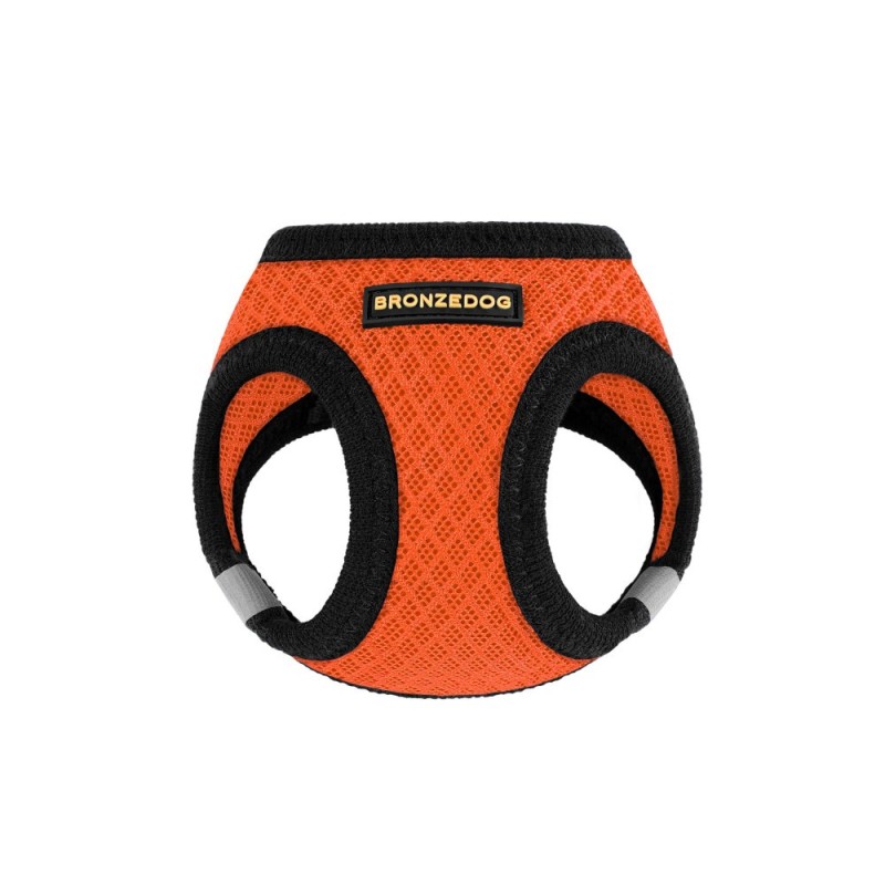 Bronzedog Mesh Vest Шлей для собак 3D сітка помаранчева
