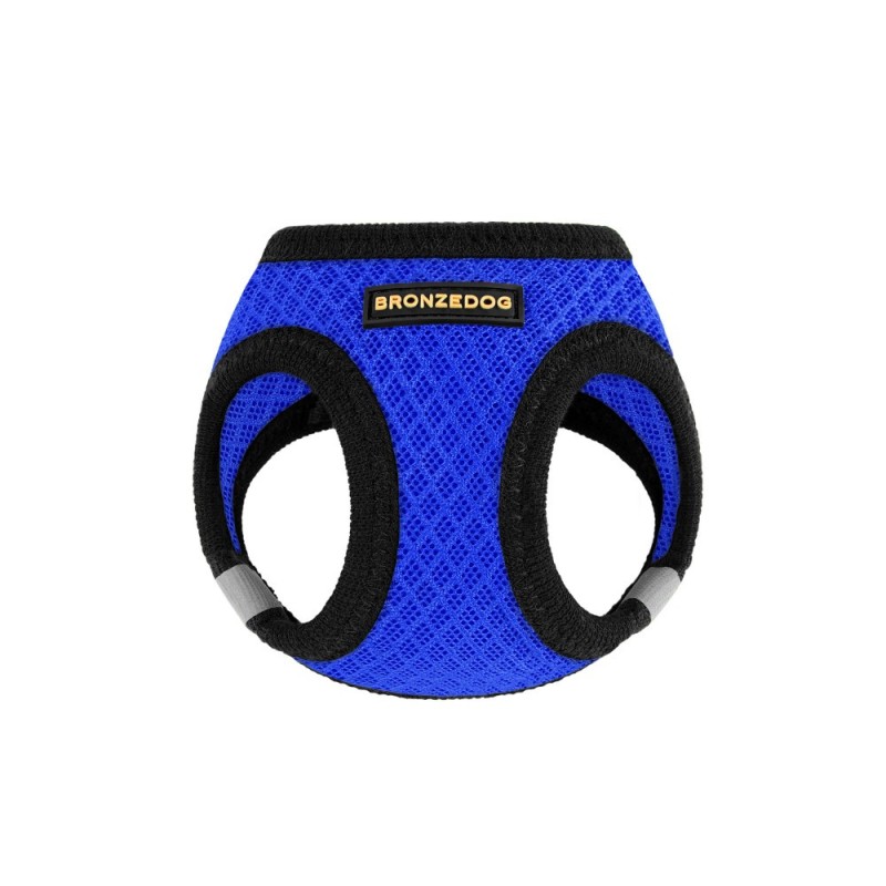Bronzedog Mesh Vest Шлей для собак 3D сітка синя