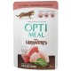 Optimeal Cat Adult Беззернові консерви для дорослих кішок з телятиною курячим філе та шпинатом у соусі