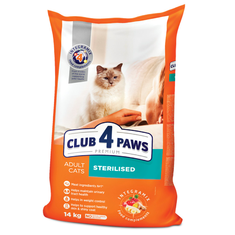 Club 4 Paws Premium Sterilised Сухий корм для стерилізованих кішок