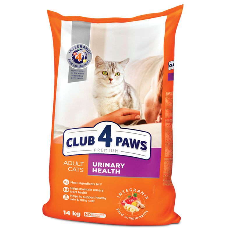 Club 4 Paws Premium Urinary Сухий корм для дорослих кішок підтримка здоров'я сечівника