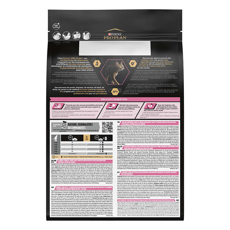 Pro Plan Adult Delicate Digestion Lamb Сухий корм для котів з чутливим травленням з ягнятком