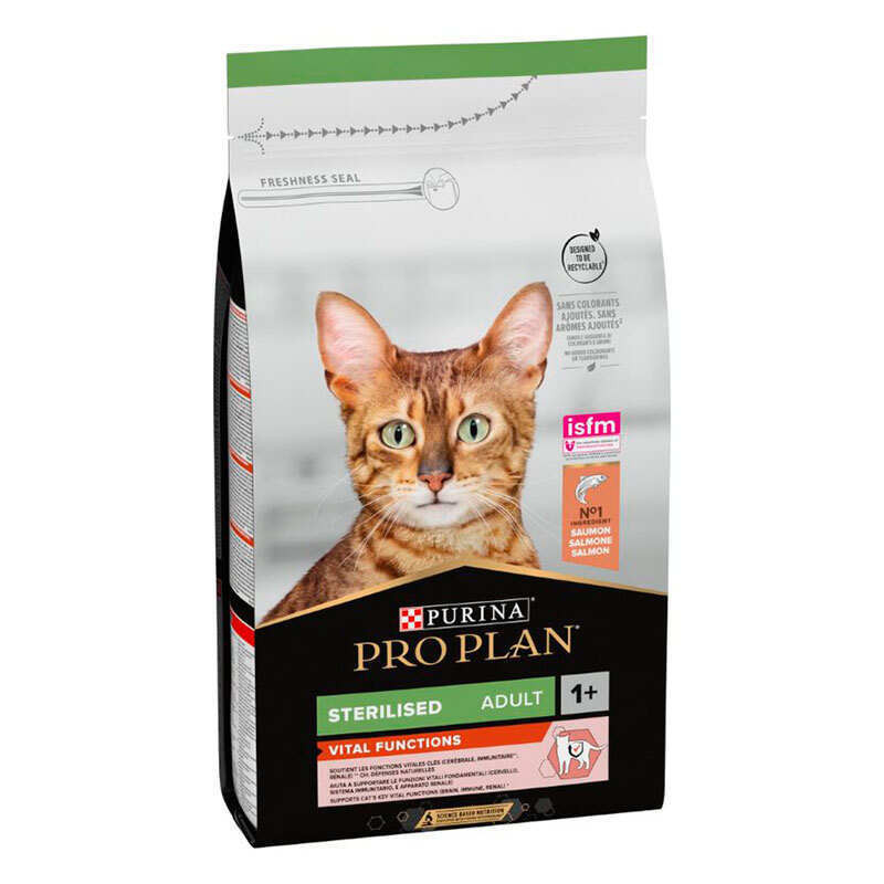 Pro Plan Adult Sterilised Vital Functions Salmon Сухий корм для стерилізованих кішок з лососем