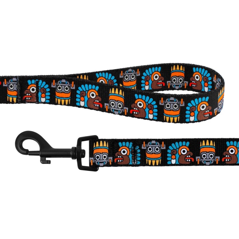 Bronzedog Urban Повідець для собак нейлоновий чорний маска