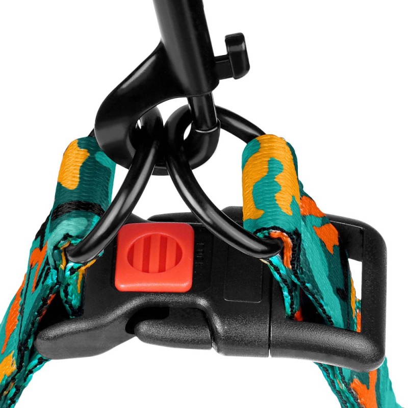 Bronzedog Urban Camo Шлей для собак нейлоновий зелений