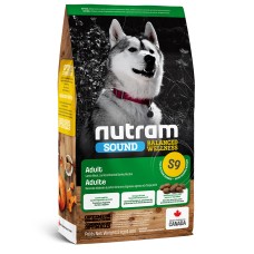 Nutram Sound Adult Lamb S9 Холістик корм для дорослих собак з ягнятком та ячменем