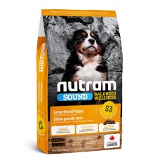Nutram Sound Puppy Large Breed S3 Холістик корм для цуценят великих порід з куркою та вівсянкою