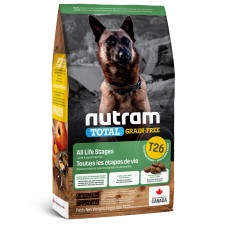 Nutram Total Grain-Free T26 Холістик беззерновий корм для дорослих собак з ягнятком та сочевицею