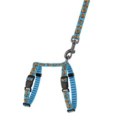 Bronzedog Urban FRUITS Шлея з повідцем для котів та дрібних собак кекси