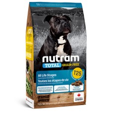 Nutram Total Grain-Free T25 Холістик беззерновий корм для дорослих собак з фореллю та лососем