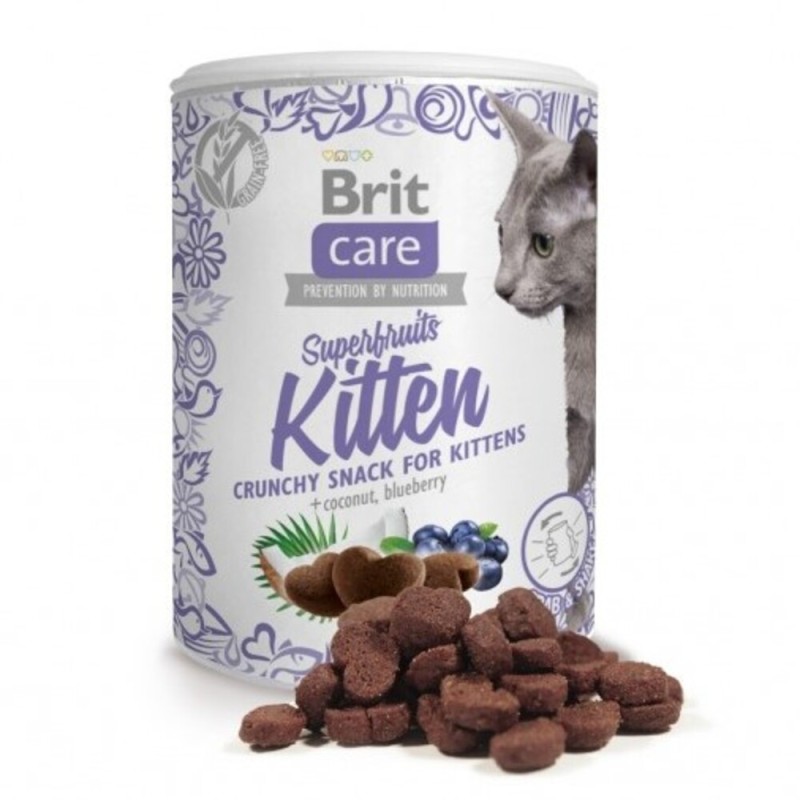Brit Care Cat Snack Superfruits Kitten Ласощі для кошенят з куркою