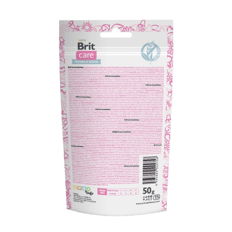Brit Care Cat Adult Snack Urinary Ласощі для дорослих стерилізованих кішок