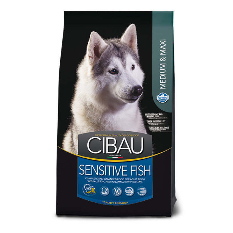 Farmina Cibau Sensitive Adult Medium & Maxi Fish Сухий корм для дорослих собак середніх та великих порід з рибою