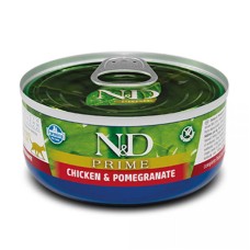 Farmina N&D Grain Free Prime Chicken & Pomegranate Adult Вологий корм для кішок з куркою та гранатом