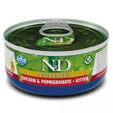 Farmina N&D Grain Free Prime Chicken & Pomegranate Kitten Вологий корм для кошенят з куркою та гранатом