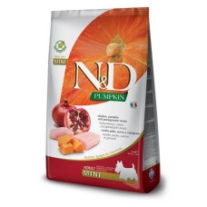 Farmina N&D Grain Free Pumpkin Chicken & Pomegranate Adult Mini Сухий корм для собак дрібних порід з куркою та гранатом