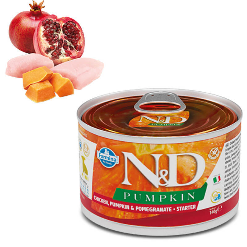 Farmina N&D Grain Free Pumpkin Chicken Adult Mini Вологий корм для собак дрібних порід з гарбузом, куркою та гранатом