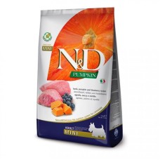 Farmina N&D Grain Free Pumpkin Lamb & Blueberry Adult Mini Сухий корм для собак дрібних порід з ягнятком та чорницею