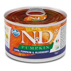 Farmina N&D Grain Free Pumpkin Lamb Adult Mini Вологий корм для собак дрібних порід з гарбузом, ягнятком та чорницею