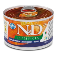 Farmina N&D Grain Free Pumpkin Lamb Puppy Вологий корм для цуценят дрібних порід з гарбузом, ягням та чорницею