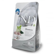 Farmina N&D Grain Free White Adult Mini Сухий корм для собак дрібних порід з білою вовною з сибасом, спіруліною та фенхелем