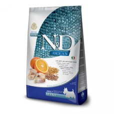 Farmina N&D Low Grain Ocean Ancestral Adult Mini Сухий корм для собак дрібних порід з тріскою та апельсином
