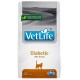 Farmina Vet Life Diabetic Сухой лечебный корм для кошек при сахарном диабете