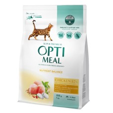 Optimeal Cat Adult Chicken Сухий корм для дорослих кішок з куркою