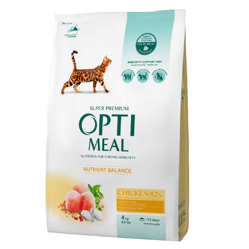 Optimeal Cat Adult Chicken Сухий корм для дорослих кішок з куркою